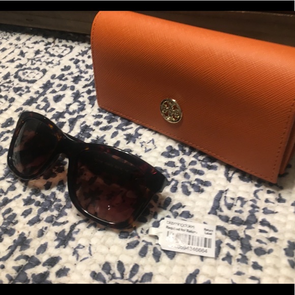 NEW TORY BURCH Women's Square Sunglasses - Picture 6 of 8